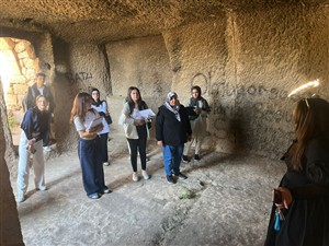 Güzelyurt Meslek Yüksekokulu Mimari Dekoratif Sanatlar Bölümü Öğrencileriyle Sanat ve Kültürel Miras Gezisi