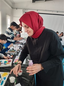 Aksaray Çocuk Evleri Sitesi’nde Sosyal Sorumluluk Kapsamında Bir Sanat Atölyesi Etkinliği