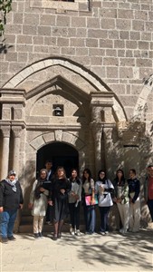 Güzelyurt Meslek Yüksekokulu Mimari Dekoratif Sanatlar Bölümü Öğrencileriyle Sanat ve Kültürel Miras Gezisi